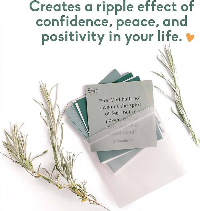 Waterproof Shower Affirmation Cards | Daily Positive Affirmations for Self-Love, Confidence, and Mindfulness | Inspirational Bathroom Cards for Motivation & Mental Wellness