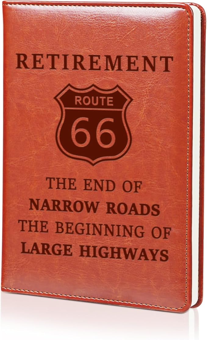 LBWCER Inspirational Motivational Gifts,Little Reminders Journal Notebook,Little Reminders Hardcover Notebook,Motivational Journal (RETIREMENT 66)