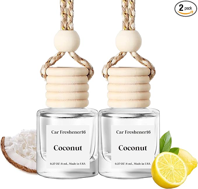 Car Air Freshener Hanging,Cute Air Diffuser for Car, Long Lasting Car Air Fresheners, Car Fresheners for Women, Made in USA(2 Pack)
