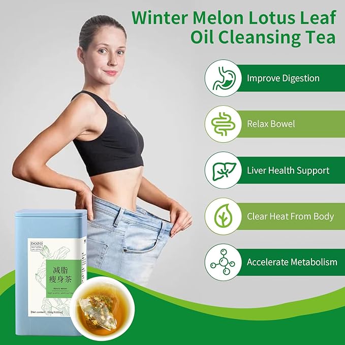 DOZO Jian Zhi Shou Shen Tea Winter Melon Lotus Leaf Tea 8.8oz/250g(40bags) Rose Buds Cassia Seeds Combination Herbal Tea No Add No Sugar 减脂茶 草本茶