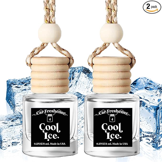 Car Air Freshener Hanging, Essential Oil Diffuser for Car, Car Air Freshener Cute, Long Lasting Air Freshener for Car, air Fresheners for Women, Air Diffusers, Made in USA