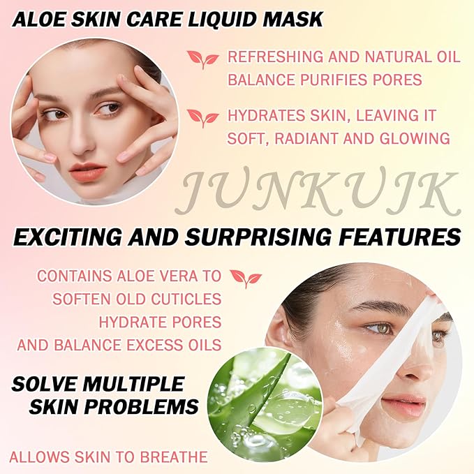 10PCS Aloe Vera Hydrating Facial Sheet Mask,Moisturizing Face Masks Skincare Gift Set,Brighten Long Lasting Face Mask Skin Care & Facial Mask Kit for All Skin Types