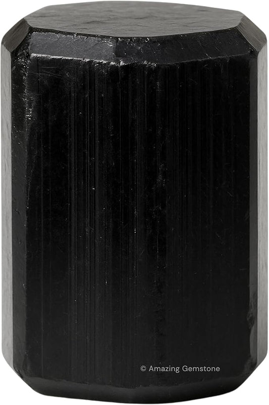 Amazing Gemstone Black Tourmaline Crystals and Healing Stones Tumbled - 1 oz, Healing Stones for Energy Balance, Stress Relief - Premium Polished Gems Rocks for Meditation and Wellness