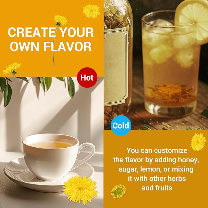 Dandelion Leaf & Root Herbal Tea - Caffeine Free,120 Teabags