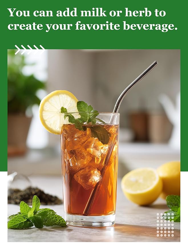 HYNTMYT Decaffeinated Green Tea Bags, Pure CO₂ Decaf Green Tea, Refreshing & Smooth Taste, Unsweetened, 120 Count