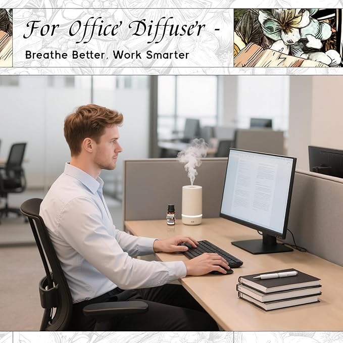 HIQILI Midnight Craving Diffuser Oil, Inspired by Y S.L's B.Lack O.pium, for Home & Hotel, Long-Lasting Fragrance Oil- 0.34 Fl Oz