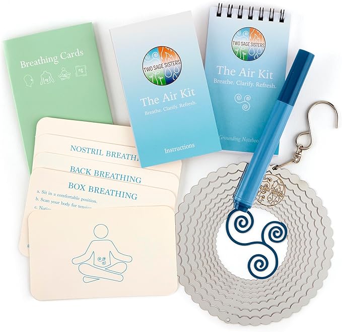 Element Kit Bundle - Self-Care Package for Women and Men – This Month, Make Your Mental Health a Priority – Use The Elements to Practice Mindfullness - by Two Sage Sisters