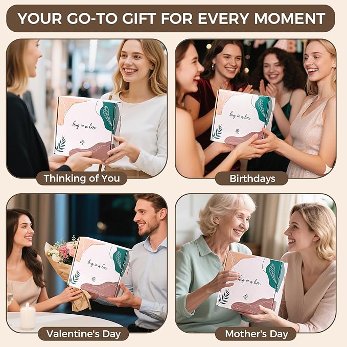 Self Care Gift Basket for Women Birthday Relaxing Spa Set Gifts with Luxury Flannel Blanket Sympathy Care Package Get Well Soon Thinking of You for Mom Wife Sister Best Friend Grandma