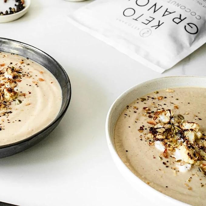 Keto Hana Keto Nut Granola (11oz), Coconut & Almond Plant Based- Low Carb, Low Calorie, High Protein (2g Net Carbs)