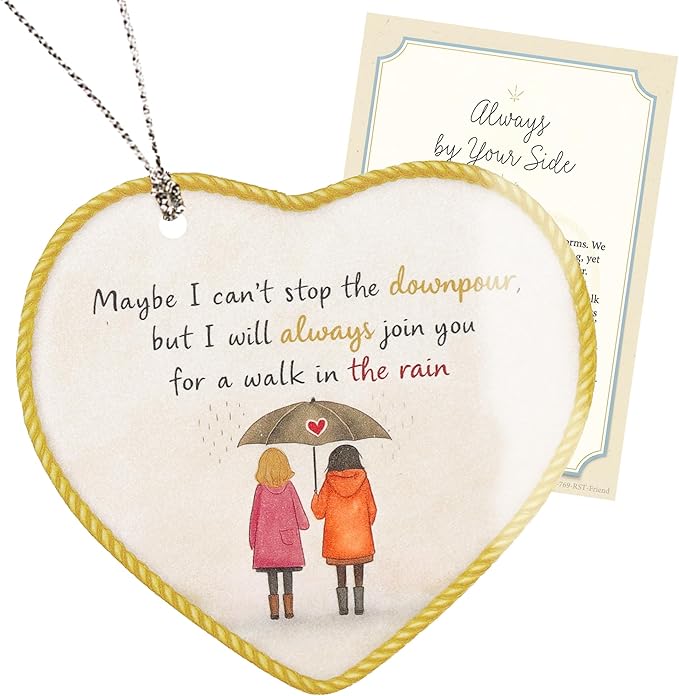 Friend Ornament – Best Friend Gifts | Friendship Ornament + Friend Gifts for Women – Christmas ornament 2025 – White elephant gifts - Xmas Tree Funny Decoration Decoration