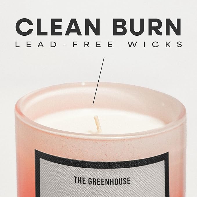 Hidden Label Mandarin & Rosewood Fall Candles, 12oz/75-Hour Burn Time, 100% Natural Soy Wax, Aromatherapy Candle for Stress Relief, Meditation, Yoga & Relaxation