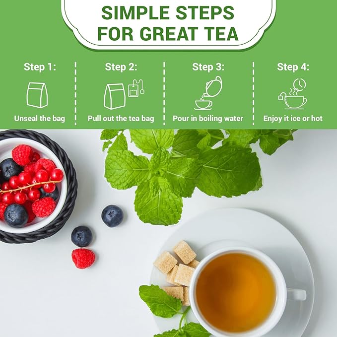 Raspberry Leaf Herbal Tea - 40 Teabags