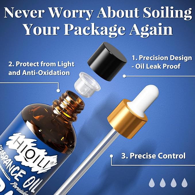 HIQILI Grape Scented Oil - Pure Fruit Fragrance Essential Oil for Candle Making, Diffuser, Lotion, Perfume, DIY, 3.38 Fl Oz Halloween Thanksgiving