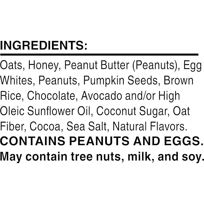 RXBAR Nut Butter and Oat Protein Bars, Protein Snacks, Dark Chocolate Peanut Butter (6 Boxes, 30 Bars)