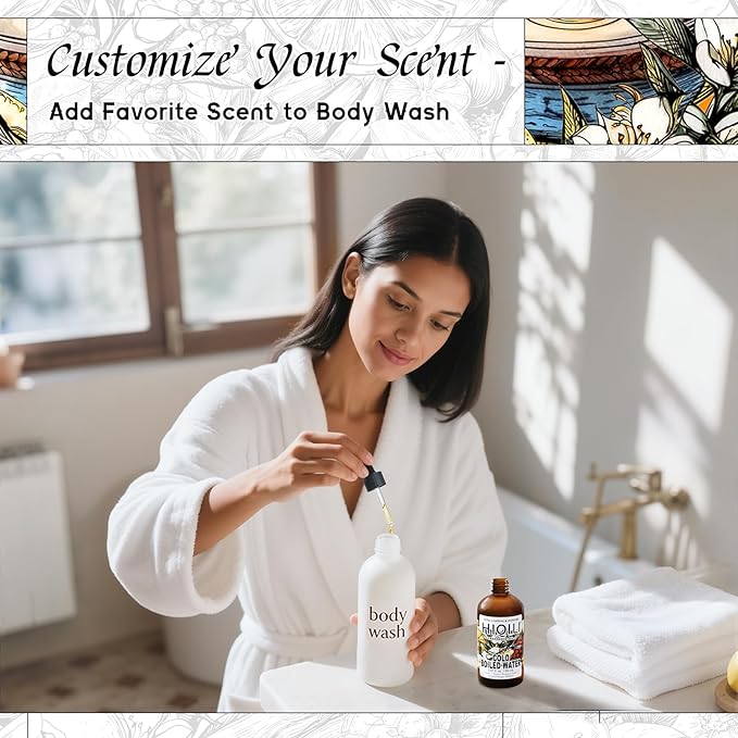 HIQILI Cold Boiled Water Fragrance Oil for Home Diffuser, Great for Making Candle, Soap, Body Wash, DIY Multipurpose Room Spray- 5.07 Fl Oz