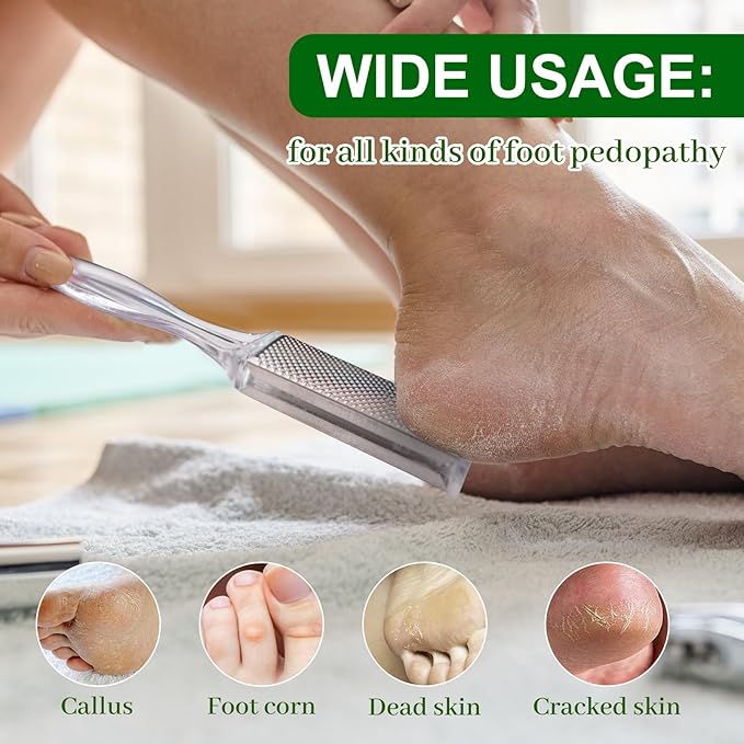 Epsom Salt Foot Soak, 10Pack Tea Tree Oil and Lavender Oil Epsom Salts for Soaking, Dead Sea Salt Spa Pedicure Care Softens Thick Calluses & Corns, Athletes Foot, with feet scrubber