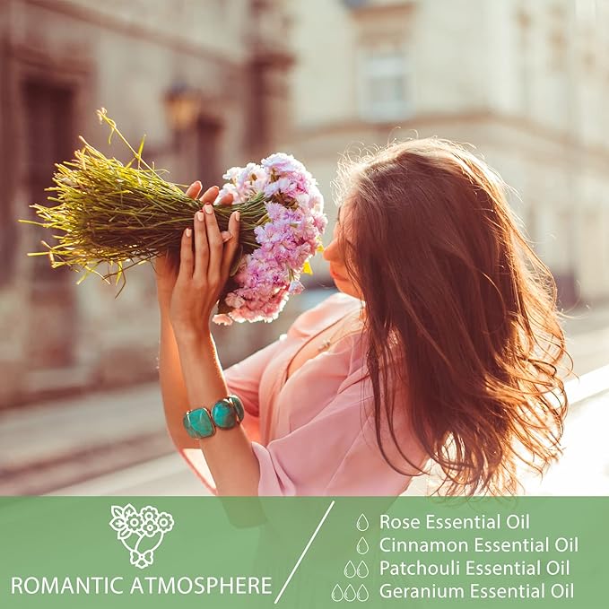 Geranium 3.38fl.oz Essential Oil, PHATOIL Aromatherapy Essential Oils for Diffuser, Humidifier, Perfect for DIY Soap, Candle, Bath Bombs Making(100ml)