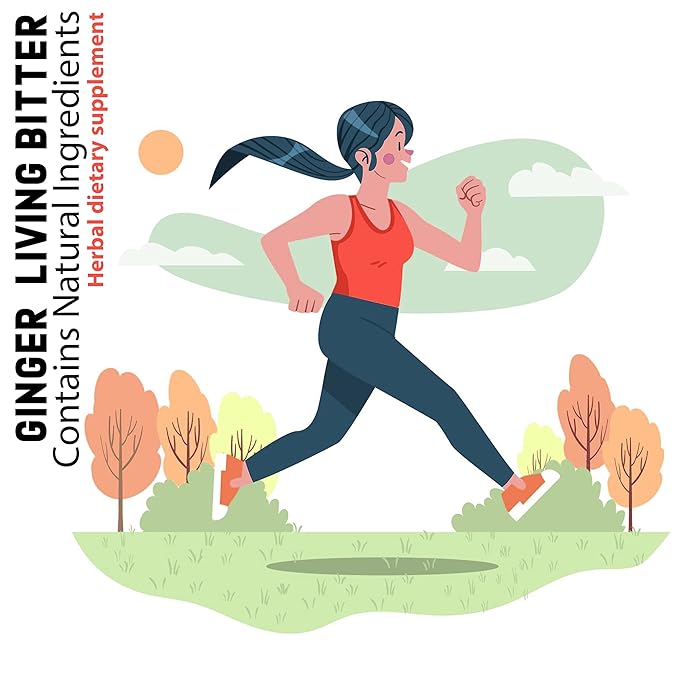 Herboganic Ginger Living Bitters | All Natural Living Bitters | 16 oz