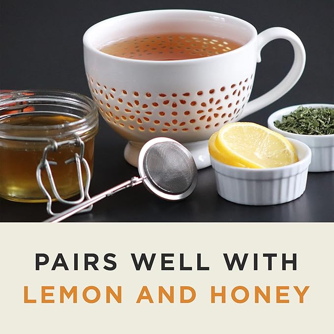 Organic Wild Stinging Nettle Leaf Tea - Caffeine Free Loose Leaf Herbal Tea - 5.3 Oz - 75 Servings