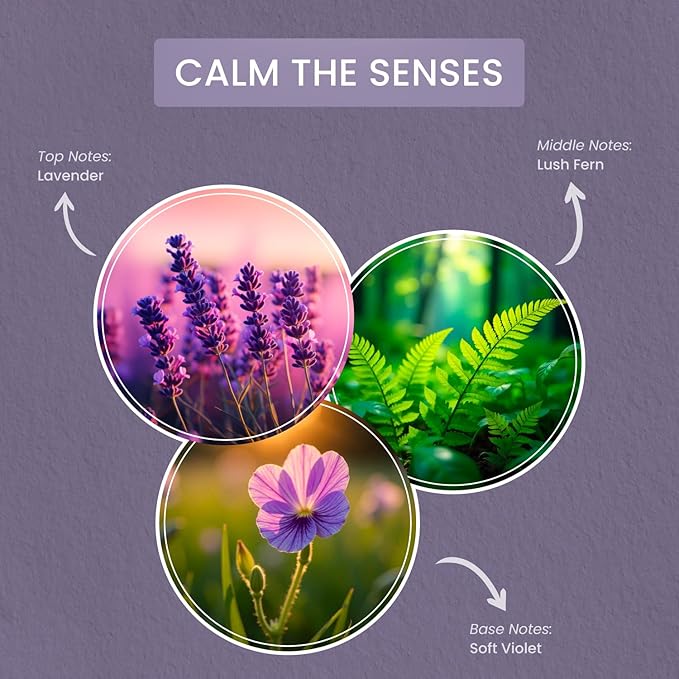 Carolina Calm The Senses Scented Wellness Wax Melts, Wax Melt Warmer Cubes, Long Lasting Scented Wax Warmer Cubes, 4 Pack, 6 Cubes Each - Made in The USA