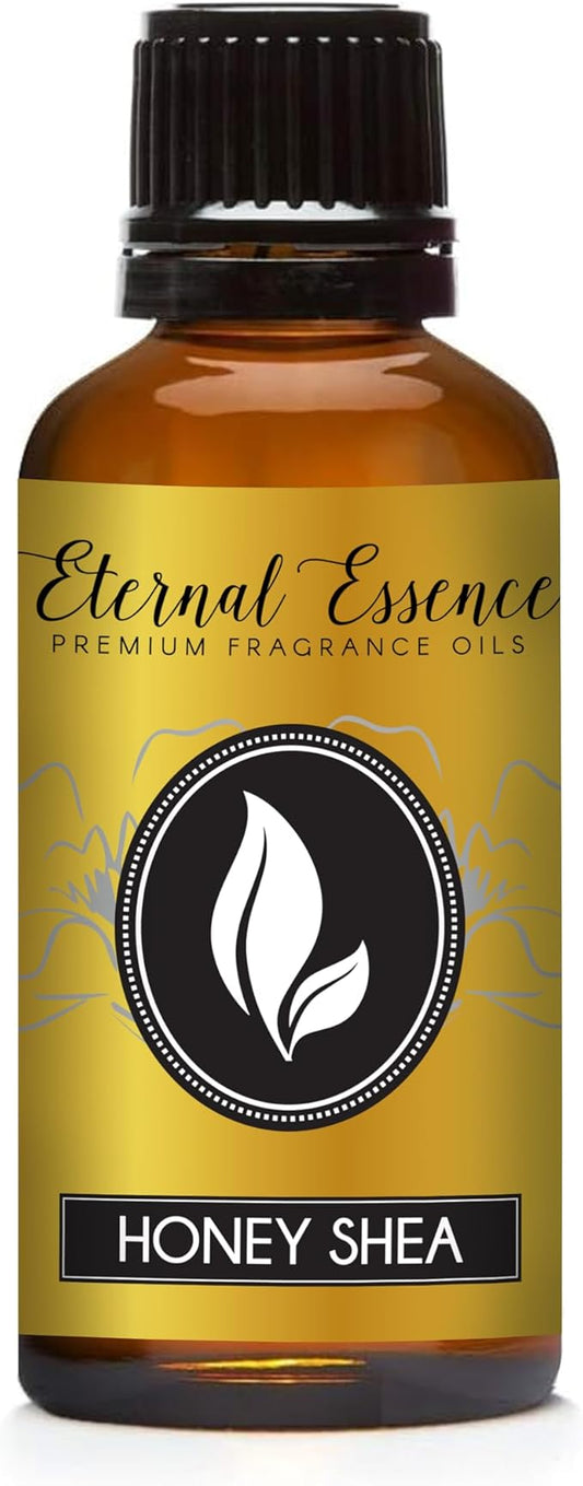 Eternal Essence Oils Honey & Shea 30ml Premium Fragrance Oil - for Candle, Soap Making, Aromatherapy, Diffusers, Home Care, & Humidifiers