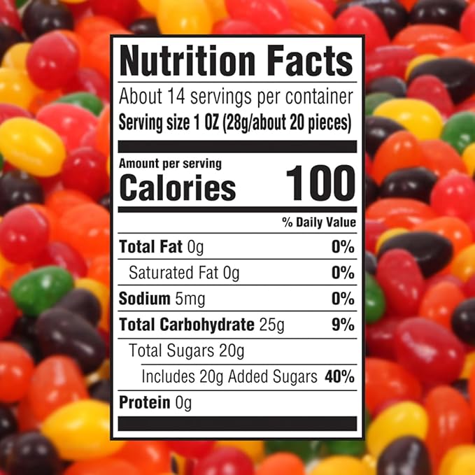 Jelly Beans Candies Smiling Sweets for Kids - Delicious Original Jellybeans Treat Great for Party Favors, Movie - All of the Favorite Flavors in Each Bag, 2 Pack