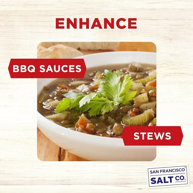 Applewood Smoked Sea Salt - 2 lb. Bag Fine Grain by San Francisco Salt Company