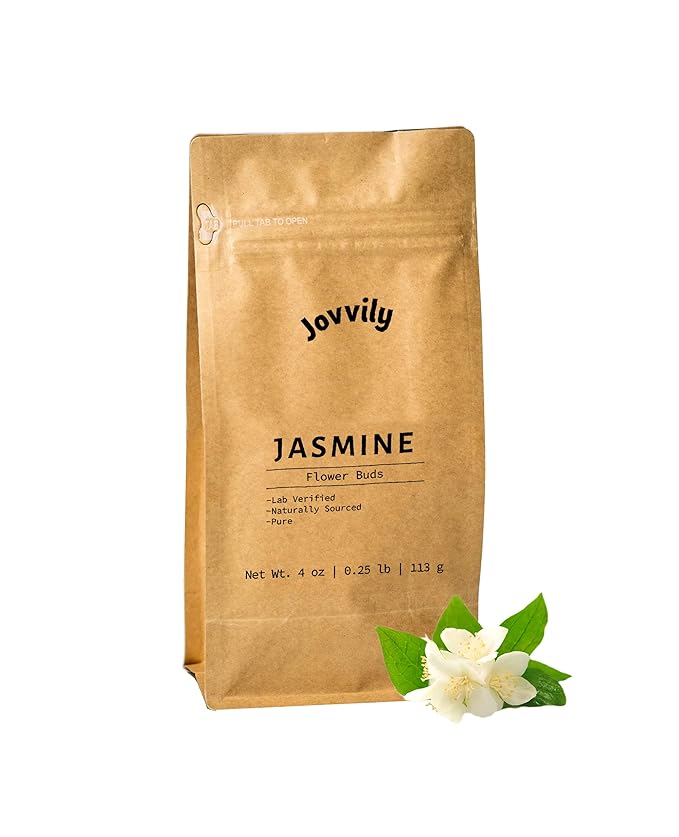 Jovvily Jasmine Floral Buds - 4oz - Herbal Tea - Sweet Aroma