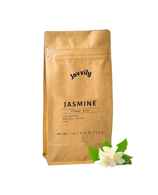 Jovvily Jasmine Floral Buds - 4oz - Herbal Tea - Sweet Aroma