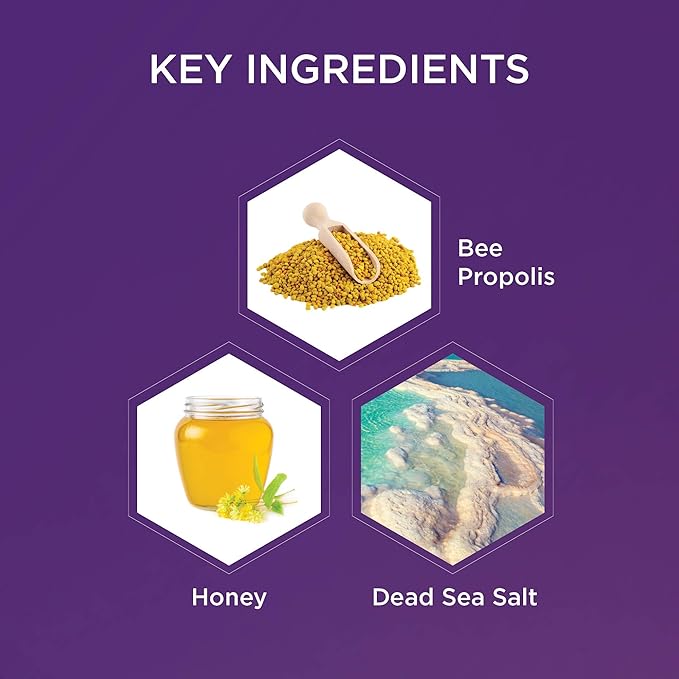 Hey Honey Hand Cream for Extremely Dry Cracked Hands & Elbows - Intensive Elbow Dryness Relief with Shea Butter, Honey & Propolis - Cracked Skin Repair Moisturizer for Dry Skin - Fast Absorbing 2.2 Oz