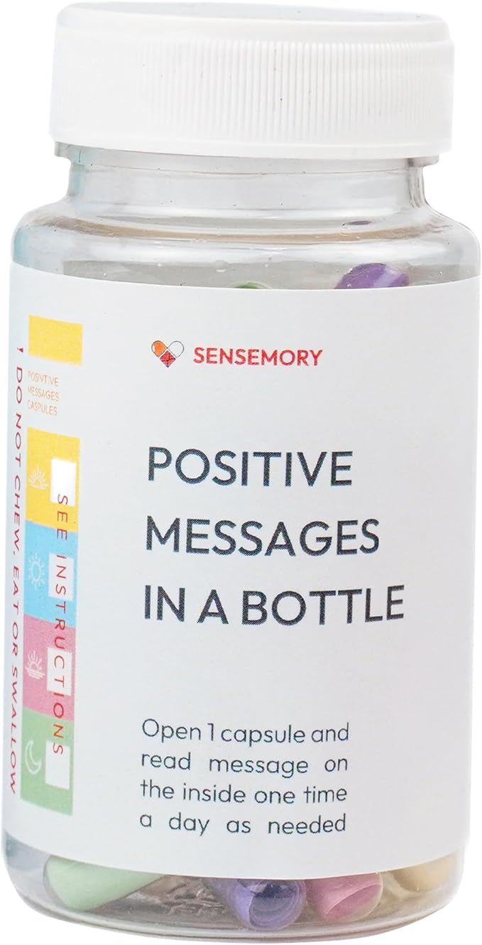 60 Pcs Positive Affirmation Cards Jar, Funny Emotional Support Gift for Teen Girls, Motivational Encouragement Inpirational Gifts for Women, Tween Girls, Teen Girl Gifts Trendy Stuff