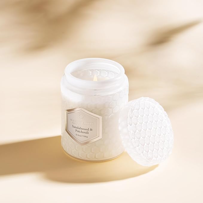 6 Pack Aromatherapy Candles for Home Scented, Gifts Set for Women, Natural Soy Wax Jar, 33 oz 240 Hour Long Lasting, for Birthday, Valentine's Day, White