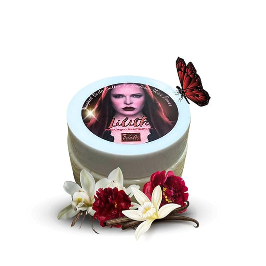 Lilith Body Butter – Whipped Shea Blend for Empowerment, Shadow Work & Divine Feminine Energy – Handmade Spiritual Moisturizer