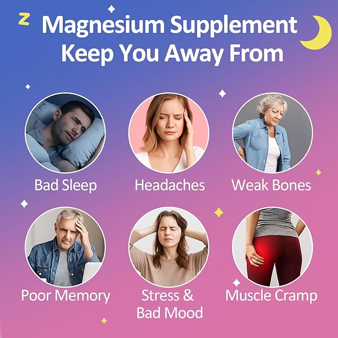 Magnesium Glycinate Gummies 400mg - Sugar Free Vegan Gummies for Adults & Kids with Vitamin D3, B6, C, CoQ10, Collagen, Zinc - Sleep, Muscle, Bone & Memory Support - 60 Raspberry Chewables