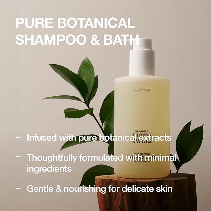 SHAMPOO & BATH – Organic Korean Baby & Kids 2-in-1 Shampoo & Body Wash for Newborns, Vegan Cleanser for Hair, Face & Body, Gentle, EWG Verified, Non-Toxic (11.29 fl oz / 320g)