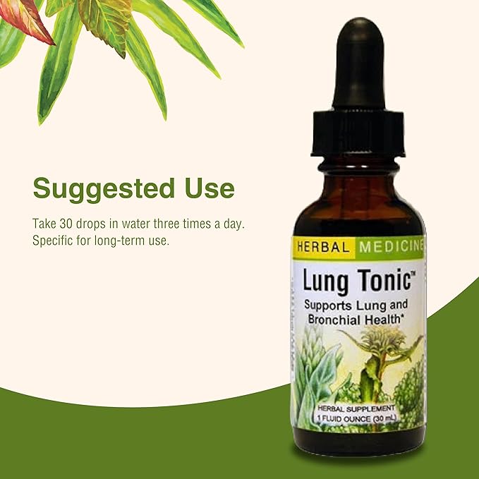 Herbs Etc - Lung Tonic - Promotes Healthy Lung Function - 1fl oz
