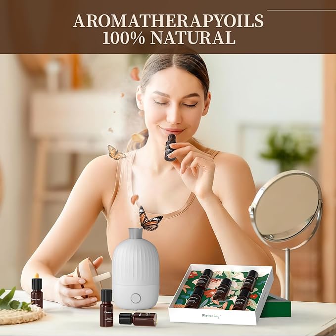 Citronella Essential Oil – 100% Pure & Natural, Steam-Distilled, Fresh Herbal Scent for Diffuser, Aromatherapy, DIY, Skin & Hair, 0.34 Fl Oz