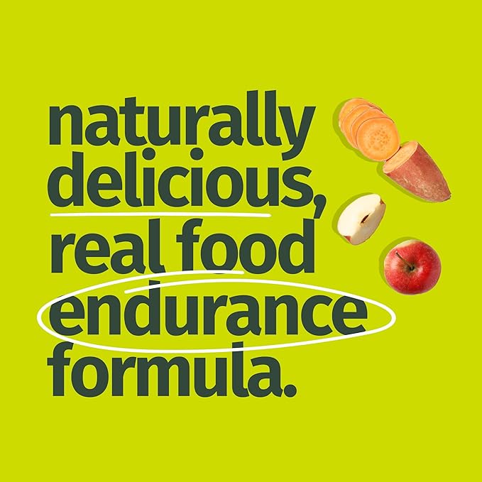 Huma Ultra - 40g Carbs Real Food Energy Gel with Ultra Endurance Formula - 20 Pack, Apple Pie