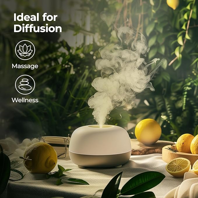 Healing Solutions Lemon Essential Oil - 16oz Bulk, 100% Pure, Large Bottle for Aromatherapy & More - Candle Making & Diffuser