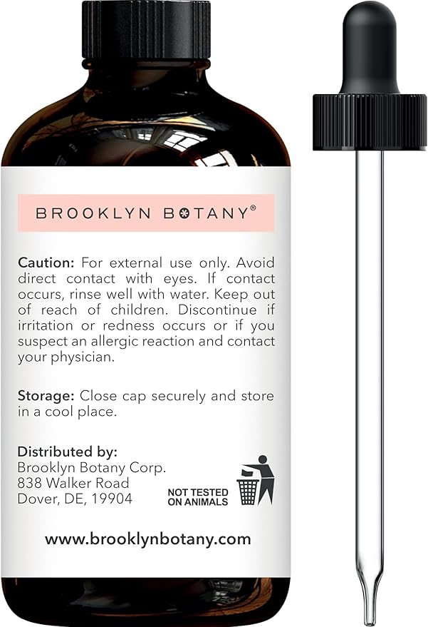 Brooklyn Botany Citronella Essential Oil - 100% Pure and Natural - Premium Grade Oil with Dropper - for Aromatherapy and Diffuser - 4 Fl Oz