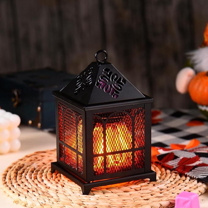 Dicimi 4-in-1 Wax Melt Warmer - Metal Wax Melt Warmer for Scented Wax,Candle Wax Burner,Fragrance Warmer Wax Melt Melter for Home Decor Office,Birthday Present for Women(Black, House)