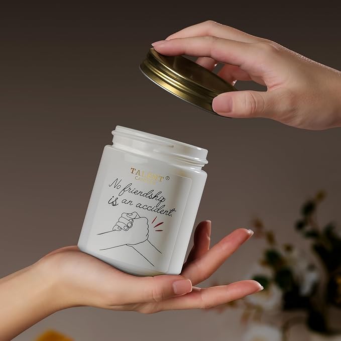 Champagne Cassis & Honey Scented Candle - Funny Birthday Gifts for Women & Men Friends