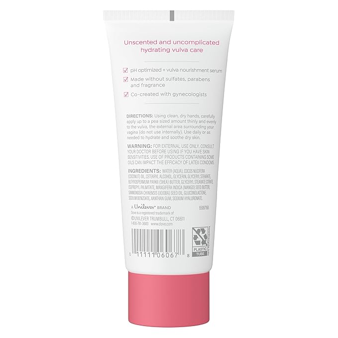 Dove Ultra Gentle Balm Intimate Balm for dry intimate skin 3 OZ