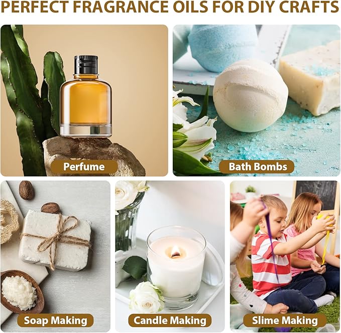 70 Pcs Essential Oil Set - Essential Oils-Perfect for Diffuser,Humidifier,Soap,Candle,Bath Bombs Making,70 * 5ML(0.17oz)