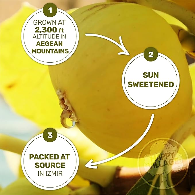 Happy Village Organic Soft Dried Figs On the Go – 3 Bags (15 Individual Portion Packs) | Healthy, Organic, Non-GMO, Vegan, Kosher, Gluten-Free Snack Packs