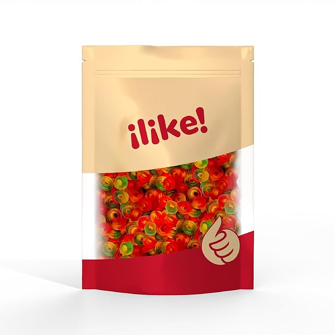 Fruit Gummy Rings Candy | 2-Pound Pack | Tropical Flavors | Mini Size