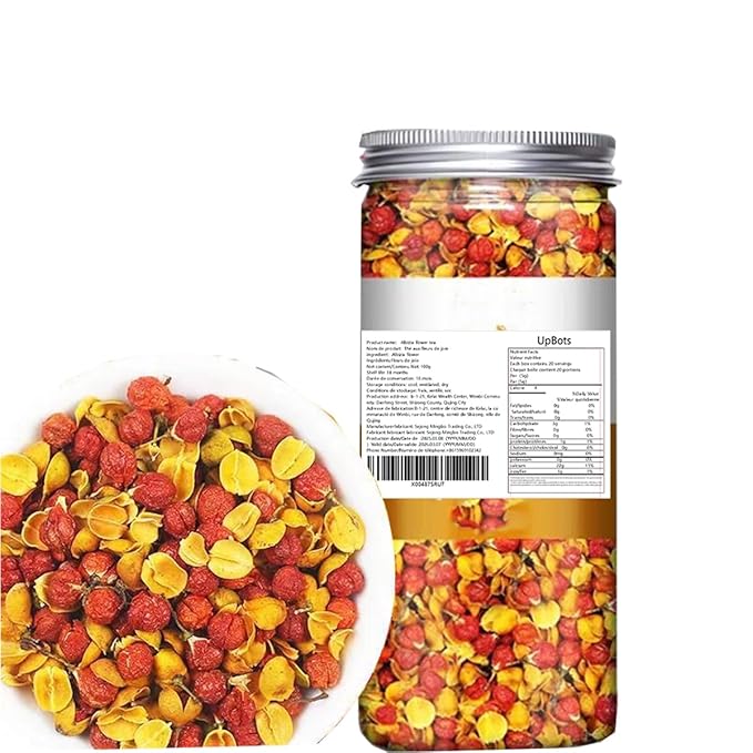 Albizia Flower 3.5OZ. Hehuan flower Teadried acacia flower HE HUAN HUA Loose Leaf Tea