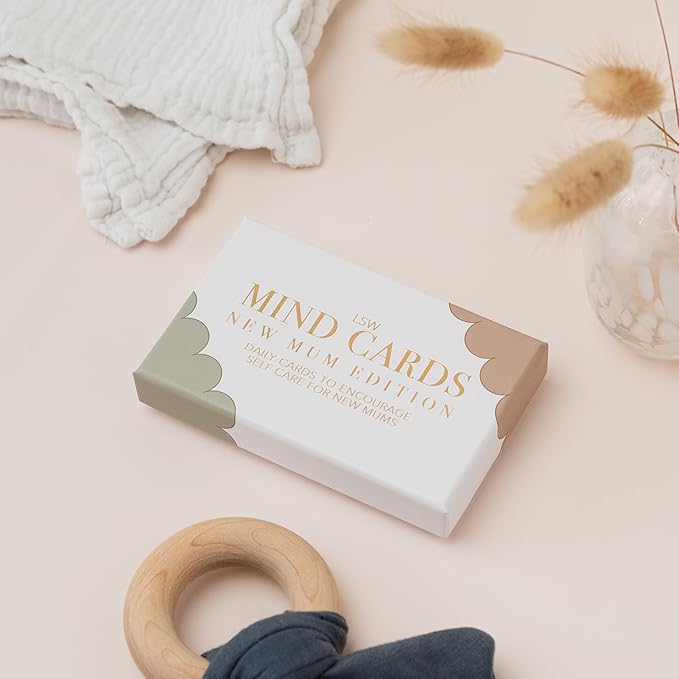 Mind Cards New Mum Edition 45 Mindfulness Cards for Women Postpartum Self Care Survival Kit Perfect for New Mom