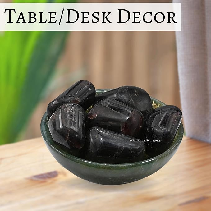 Amazing Gemstone Garnet Crystals and Healing Stones Tumbled - 1 oz Garnet Stone Gem Stones, Natural Healing Stones for Energy Balance, Stress Relief - Premium Polished Gems Rocks for Meditation