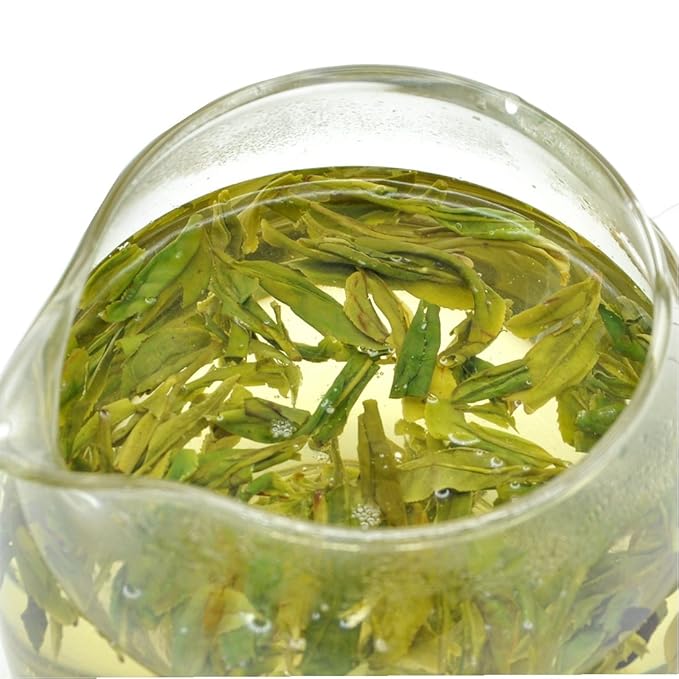 ChaWuWarmSun [S] LongJing Green Tea,8.8oz/250g,Chinese Dragon Well Green Tea Loose Leaf
